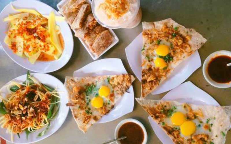 Vietnamese grilled cake