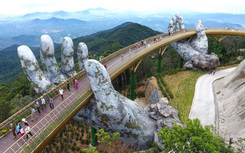 Golden bridge, Ba Na Hills