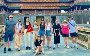 Dacotours' travelers in Full Day Hue City Tour from Da Nang via Hai Van Pass