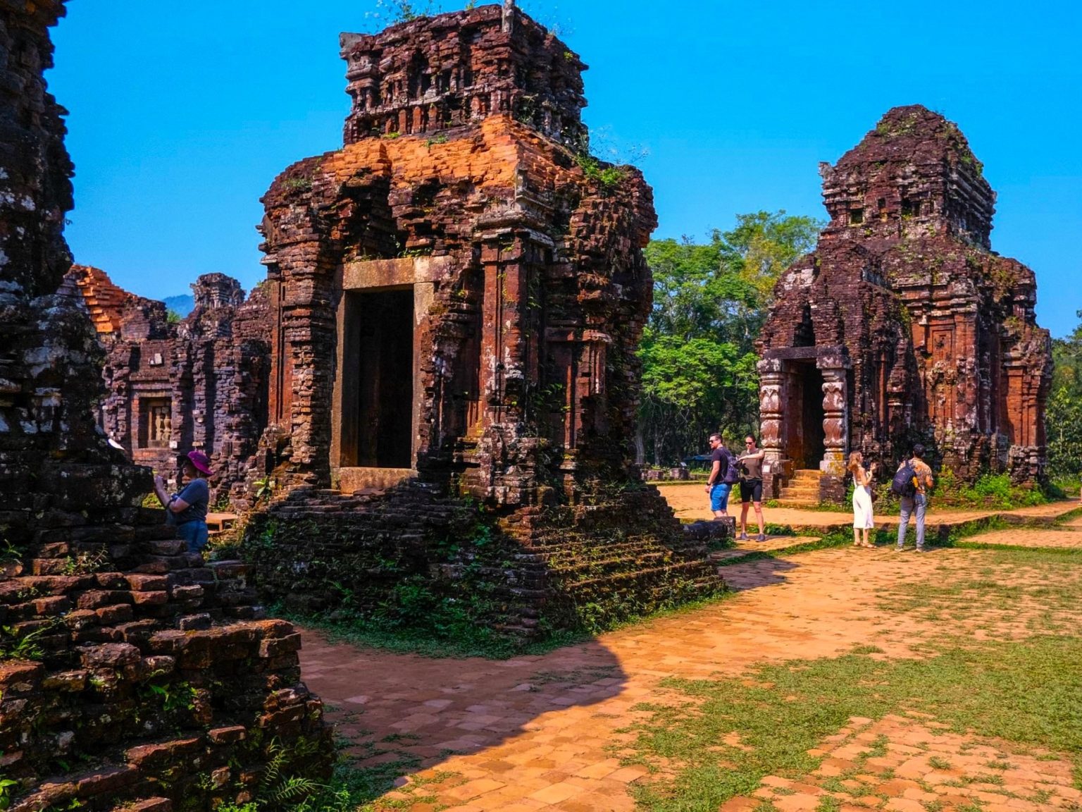 My Son Sanctuary, a UNESCO World Heritage Site located about 1–1.5 hours from Da Nang.