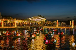 Marble Mountains & Hoi An Ancient Town Sunset Private Tour from Da Nang