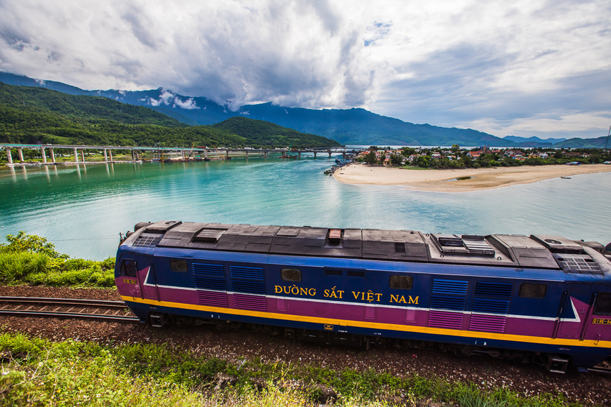 Traveling to Hue City and Hai Van Pass by Train is no doubt one of the most scenic Da Nang day trips