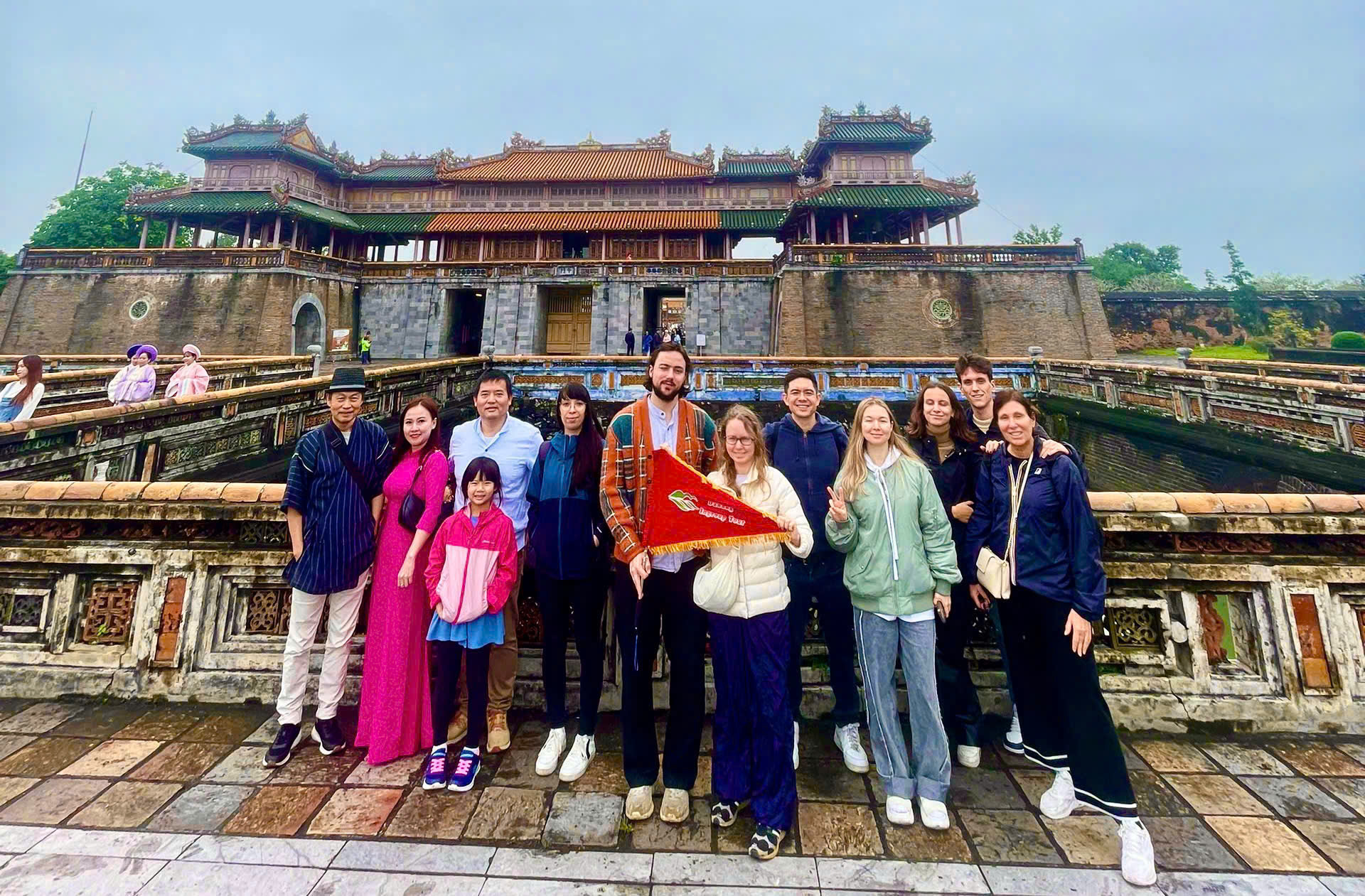 Dacotours' travelers in Full Day Hue City Tour from Da Nang via Hai Van Pass