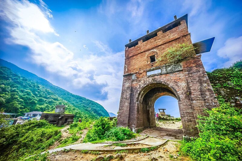 Hai Van Gate sits at the summit of the pass & marks the historic boundary between ancient kingdoms