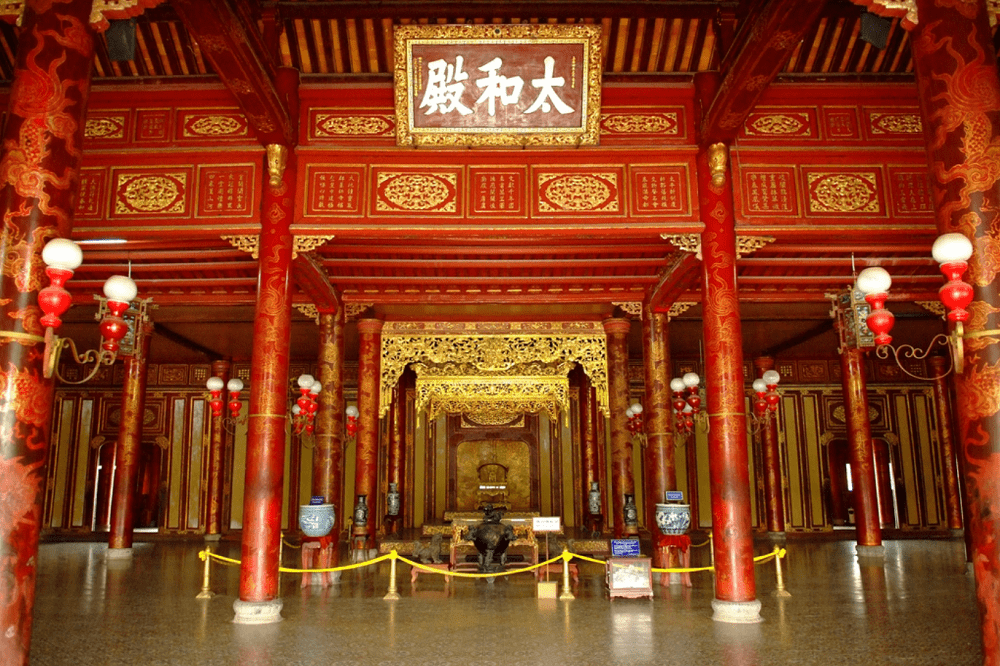 Thai Hoa Palace was the most important ceremonial building within Hue Imperial City