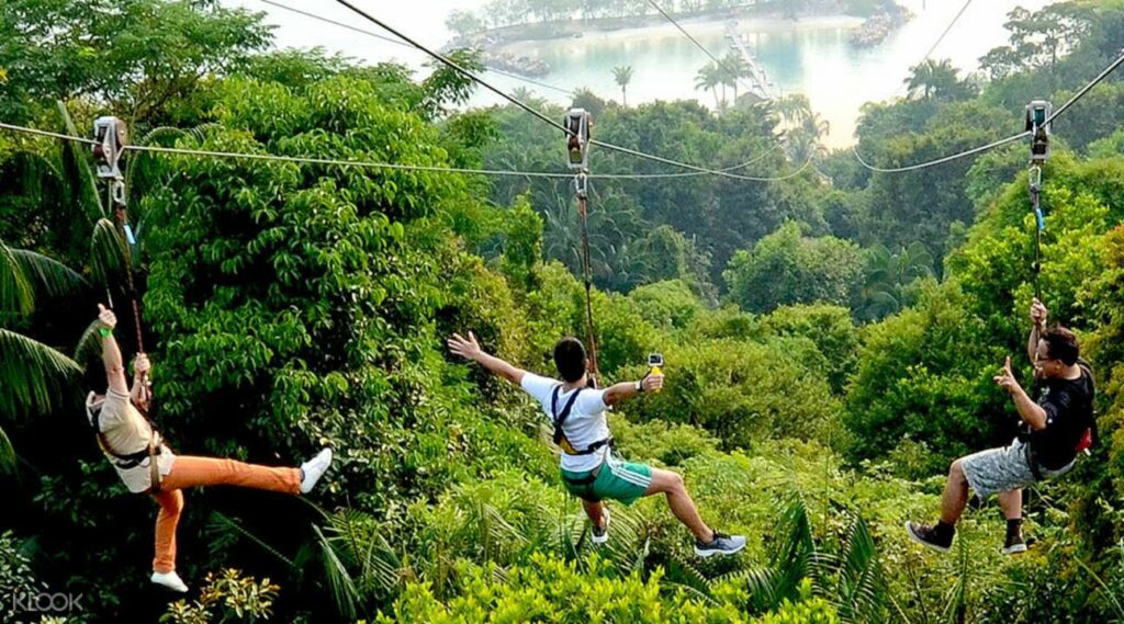 Zipline Adventure in Hoa Phu Thanh Tourist Area
