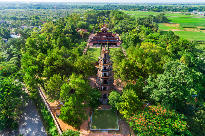 Thien Mu Pagoda remains attractive year-round, but some seasons offer more comfortable conditions.