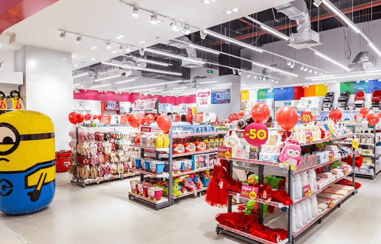 Concung is one of the biggest shopping centers in Da Nang for babies